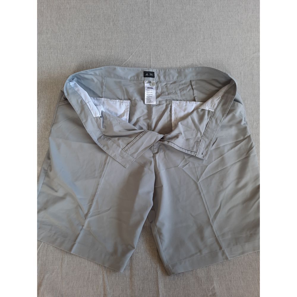 Adidas Men's 42 Lightweight Performance Active Gray Flat Front Short